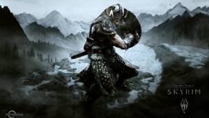 Драконорожденный перед атакой — Арты The Elder Scrolls V: Skyrim