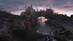 Величественный город на скале — Арты The Elder Scrolls V: Skyrim
