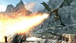 Огнедышащий дракон и лучник — Скриншоты The Elder Scrolls V: Skyrim