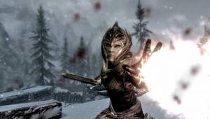 Девушка в эльфийской броне — Скриншоты The Elder Scrolls V: Skyrim