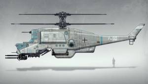 Вертолёт — Арты Wolfenstein: The New Order